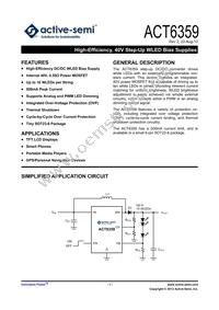 ACT6359US-T Datasheet Cover