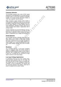 ACT6360US-T Datasheet Page 6