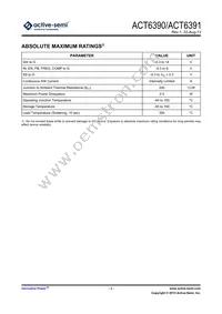 ACT6390MH-T Datasheet Page 3