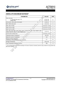 ACT8810QJ50F-T Datasheet Page 7