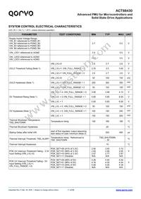 ACT88430QJ101-T Datasheet Page 11