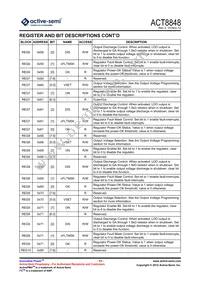 ACT8848QM201-T Datasheet Page 13