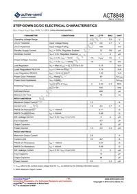 ACT8848QM201-T Datasheet Page 17