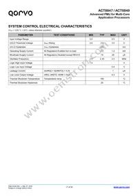 ACT8849QM614-T Datasheet Page 17