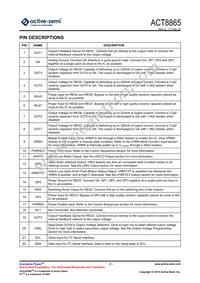 ACT8865QI303-T Datasheet Page 5