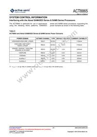 ACT8865QI303-T Datasheet Page 21