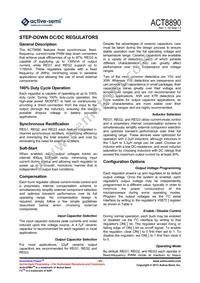 ACT8890Q4I234-T Datasheet Page 23