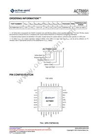 ACT8891Q4I133-T Datasheet Page 4