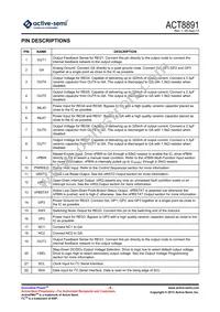 ACT8891Q4I133-T Datasheet Page 5