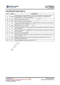 ACT8894Q4I133-T Datasheet Page 6
