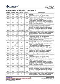 ACT8894Q4I133-T Datasheet Page 12