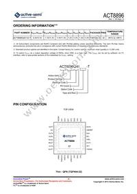 ACT8896Q4I133-T Datasheet Page 4