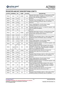ACT8930QJ134-T Datasheet Page 11
