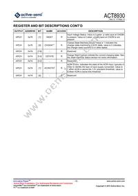 ACT8930QJ134-T Datasheet Page 13