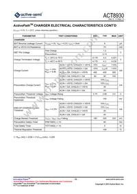 ACT8930QJ134-T Datasheet Page 18