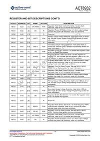 ACT8932QJ133-T Datasheet Page 11