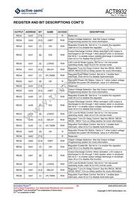 ACT8932QJ133-T Datasheet Page 12