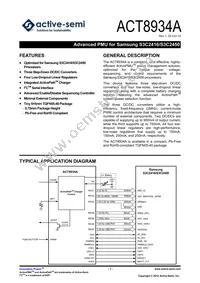 ACT8934AQJ258-T Datasheet Cover