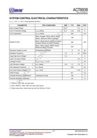 ACT8938 Datasheet Page 15