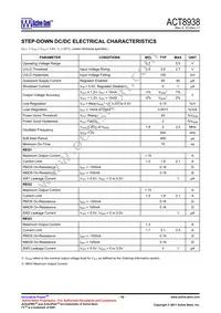 ACT8938 Datasheet Page 16