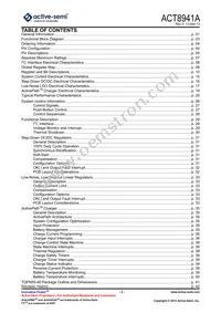 ACT8941AQJ465-T Datasheet Page 2