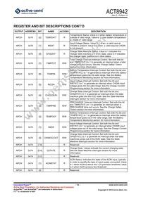 ACT8942QJ233-T Datasheet Page 14