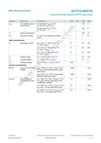 ACTT12-800CTNQ Datasheet Page 2