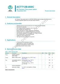 ACTT12B-800CTNJ Datasheet Cover