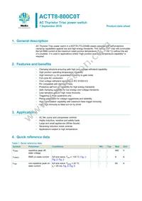 ACTT8-800C0TQ Datasheet Cover