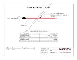 ACY011 Datasheet Cover