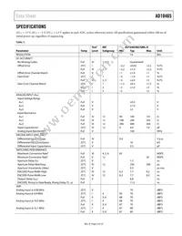 AD10465BZ Datasheet Page 3