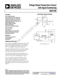AD22100SR-REEL7 Datasheet Cover