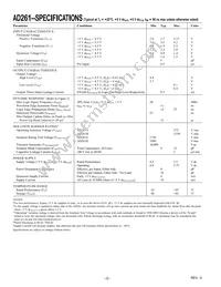 AD261BND-5 Datasheet Page 2