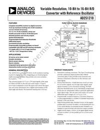 AD2S1210ASTZ-RL7 Datasheet Cover