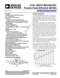 AD4000BRMZ-RL7 Datasheet Cover
