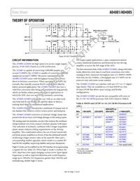 AD4001BRMZ-RL7 Datasheet Page 17