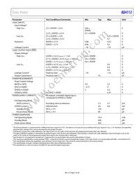 AD4112BCPZ-RL7 Datasheet Page 7