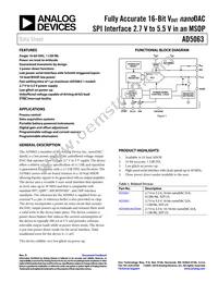 AD5063BRMZ-1-REEL7 Datasheet Cover