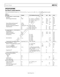 AD5116BCPZ80-RL7 Datasheet Page 3