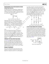 AD5116BCPZ80-RL7 Datasheet Page 15