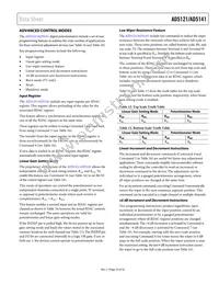 AD5141WBCPZ10-RL7 Datasheet Page 23