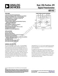 AD5162BRM100-RL7 Datasheet Cover