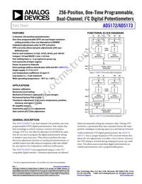 AD5173BRMZ50-RL7 Datasheet Cover