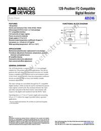 AD5246BKSZ10-R2 Datasheet Cover