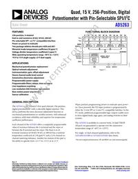AD5263BRU50-REEL7 Datasheet Cover
