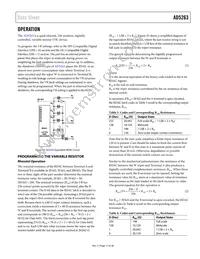 AD5263BRU50-REEL7 Datasheet Page 17
