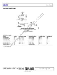 AD5290YRMZ50 Datasheet Page 20