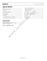 AD5292SRU-20-EP Datasheet Page 2