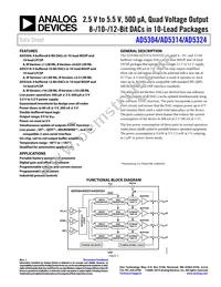 AD5314BRM-REEL7 Datasheet Cover