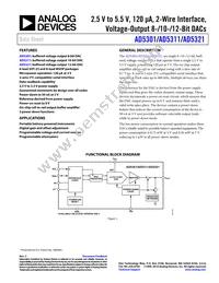 AD5321BRM-REEL7 Datasheet Cover
